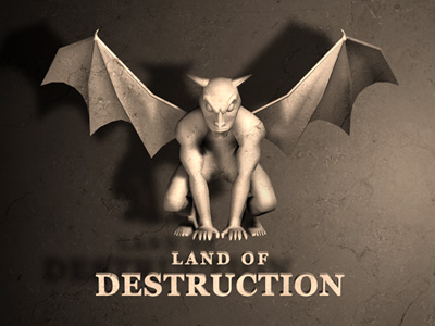 3D-Visualisierungen verschiedener Logos diverser Onlinespiele: HellBlades, Snowheroes, XBlaster und Land of Destruction.